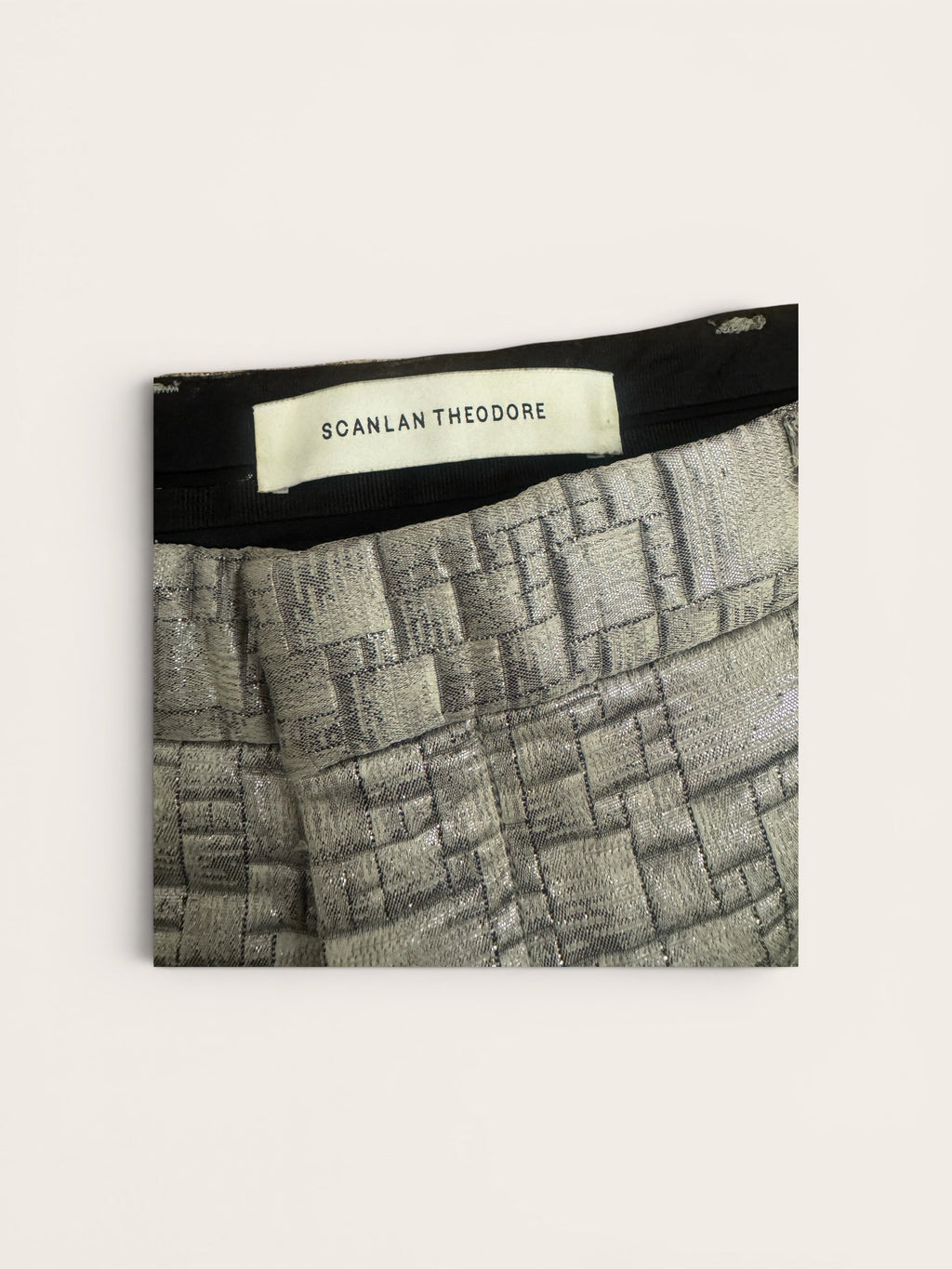 Scanlan Theodore Metallic Jacquard Trousers